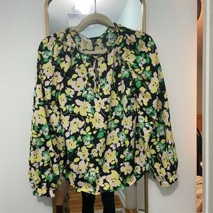 Spring flowered blouse